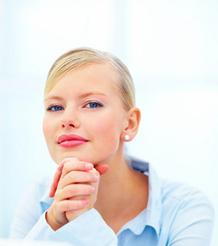 Pretty woman at salon. Pretty woman at salon.