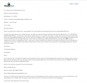 Beware Of CIA Phishing Email Now Circulating