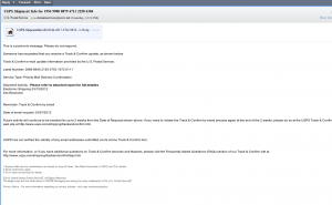 USPS Shipment Info Spam USPS Shipment Info Spam