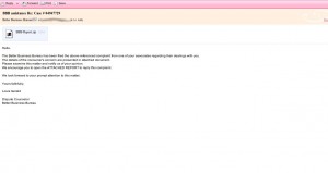 Beware Of ‘BBB Assistance Re: Case # 04947729′ Making Rounds On The Internet