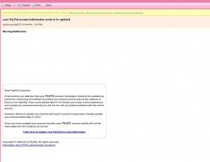Don’t Fall For ‘Your PayPal Account Information Needs To Be Updated’ Email