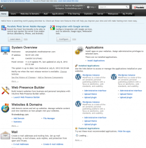 Plesk 11 Control Panel Makes Linux Hosting Management Easy Plesk 11 Control Panel Makes Linux Hosting Management Easy
